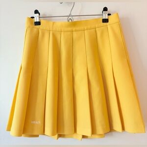 Vintage HEAD 90’s Yellow Pleated Tennis Skirt | Size 12